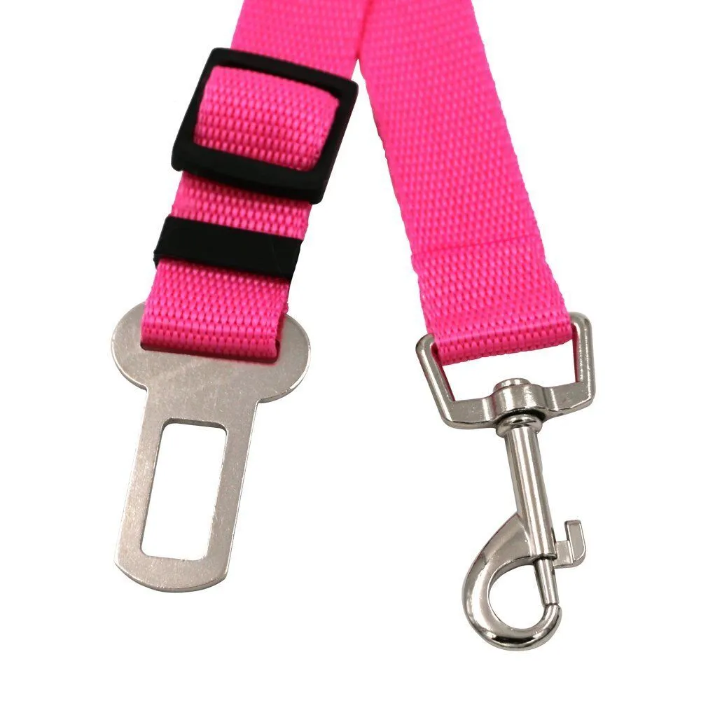 3 PCS Adjustable Pet Dog Cat Car Seat Belt Safety Leads Vehicle Seatbelt Harness