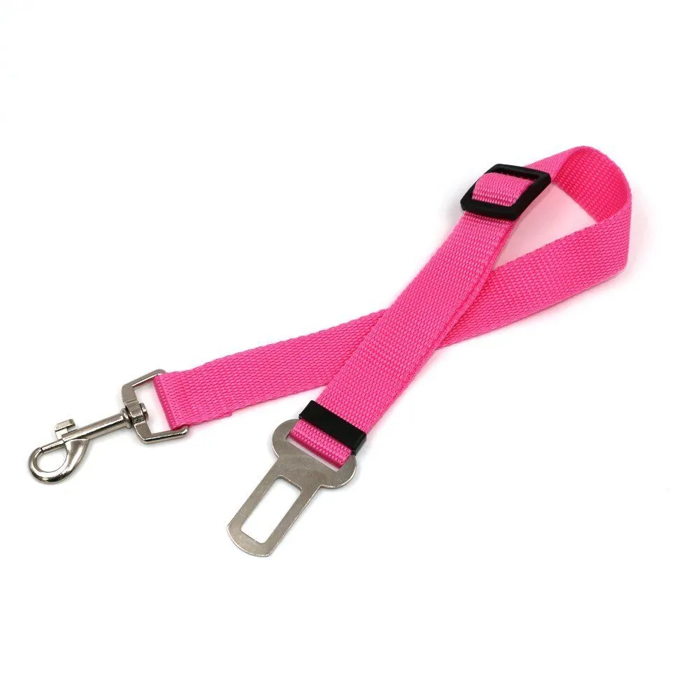 3 PCS Adjustable Pet Dog Cat Car Seat Belt Safety Leads Vehicle Seatbelt Harness