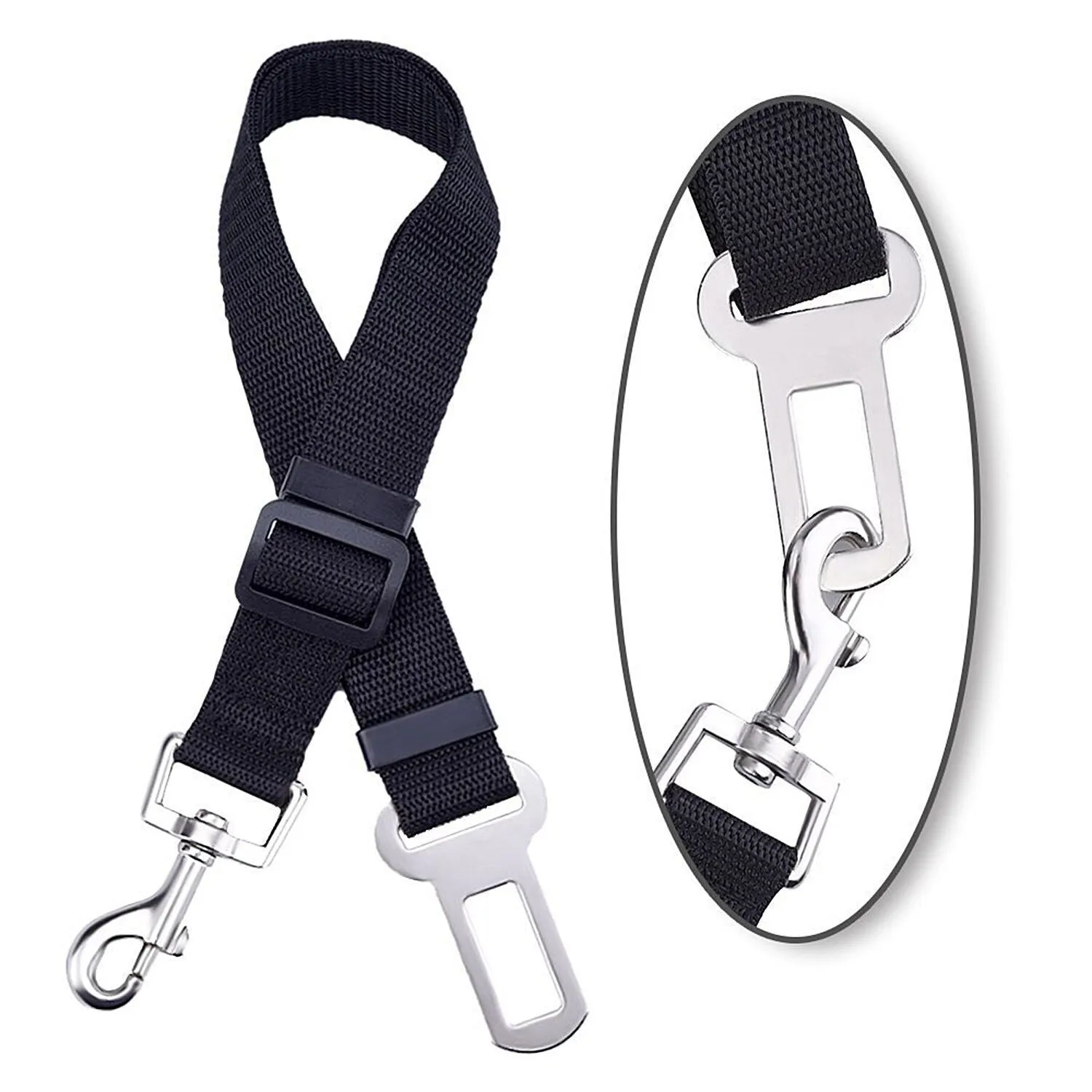 3 PCS Adjustable Pet Dog Cat Car Seat Belt Safety Leads Vehicle Seatbelt Harness