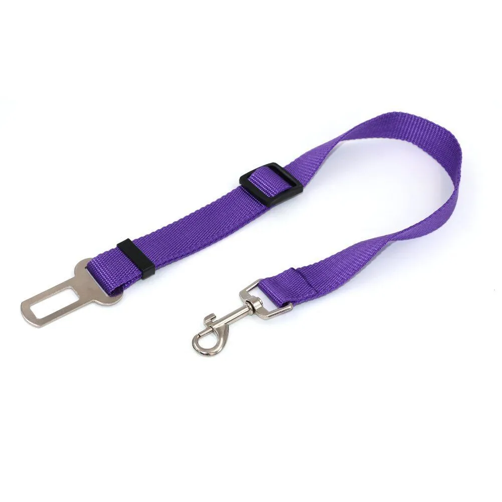 3 PCS Adjustable Pet Dog Cat Car Seat Belt Safety Leads Vehicle Seatbelt Harness