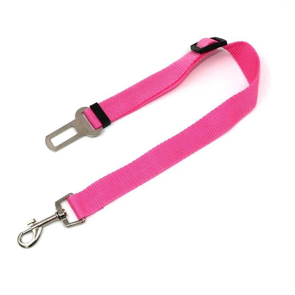 3 PCS Adjustable Pet Dog Cat Car Seat Belt Safety Leads Vehicle Seatbelt Harness
