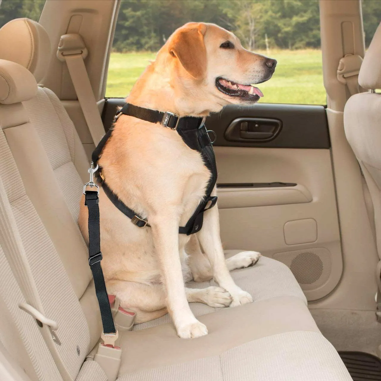 3 PCS Adjustable Pet Dog Cat Car Seat Belt Safety Leads Vehicle Seatbelt Harness