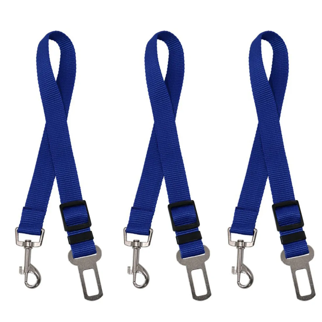 3 PCS Adjustable Pet Dog Cat Car Seat Belt Safety Leads Vehicle Seatbelt Harness