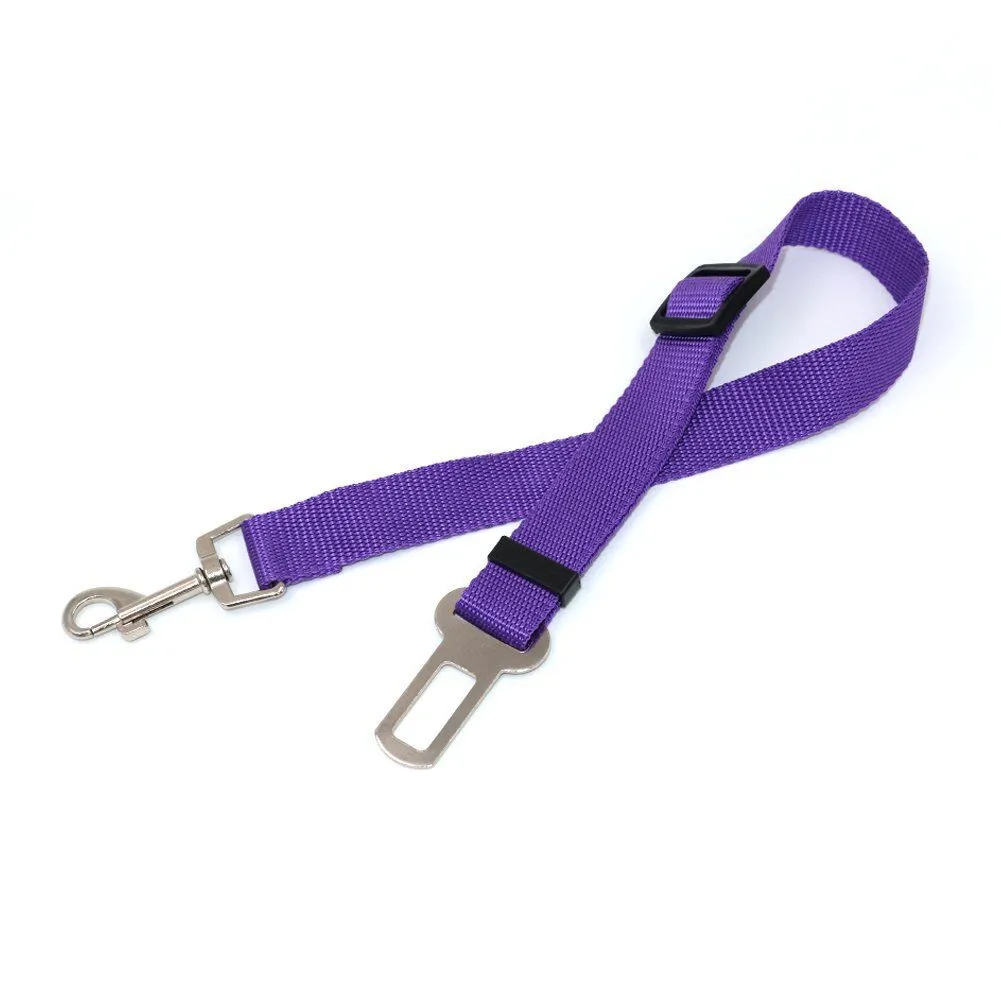 3 PCS Adjustable Pet Dog Cat Car Seat Belt Safety Leads Vehicle Seatbelt Harness
