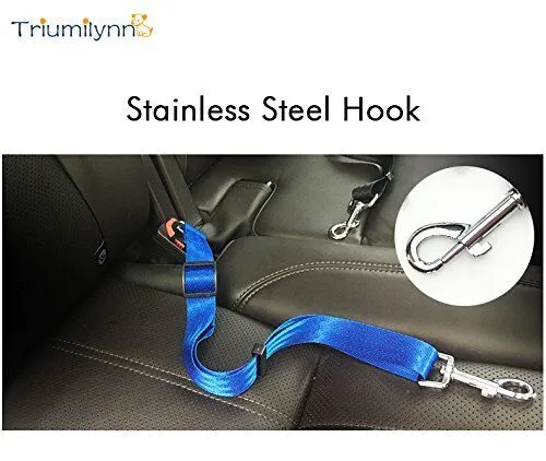3 PCS Adjustable Pet Dog Cat Car Seat Belt Safety Leads Vehicle Seatbelt Harness