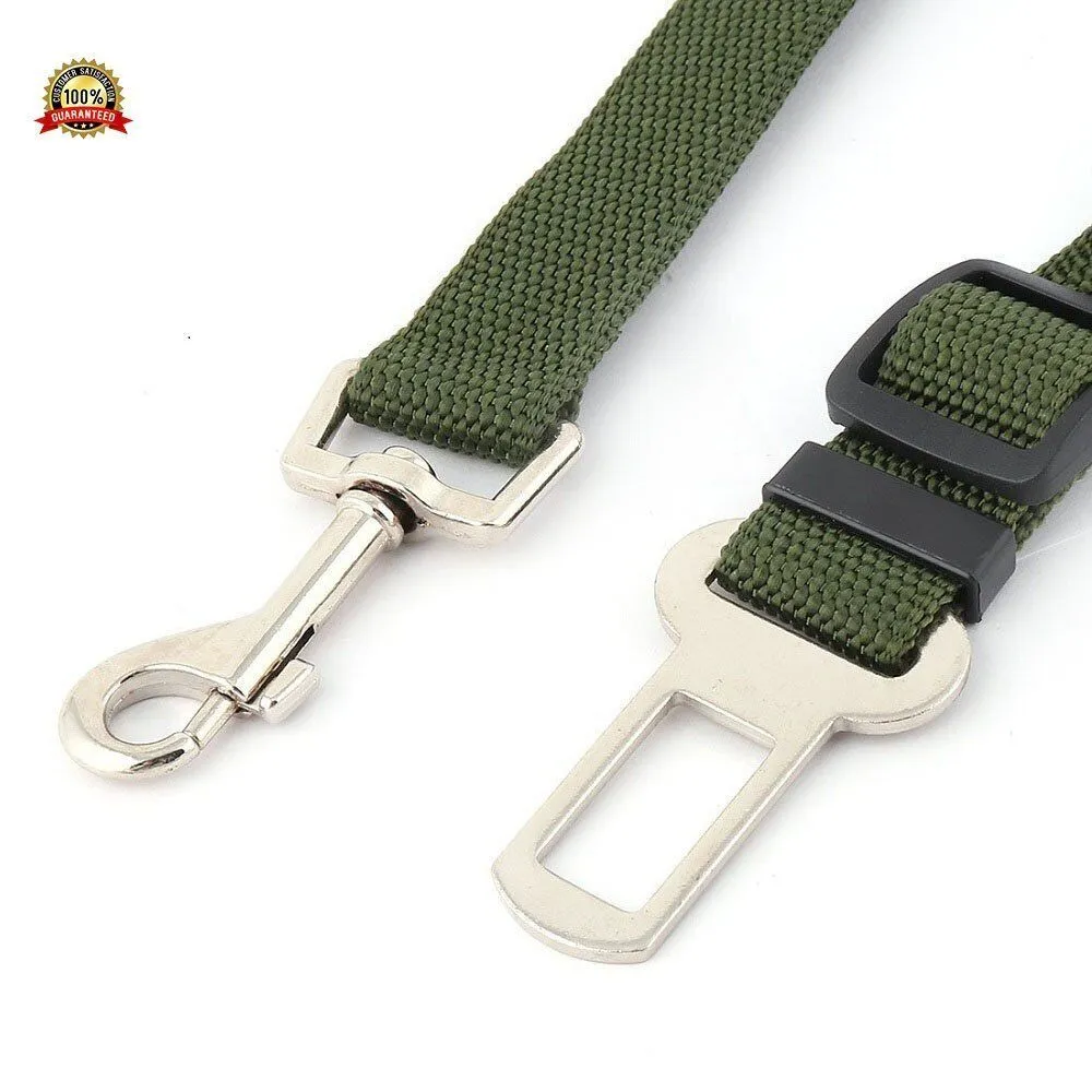 3 PCS Adjustable Pet Dog Cat Car Seat Belt Safety Leads Vehicle Seatbelt Harness