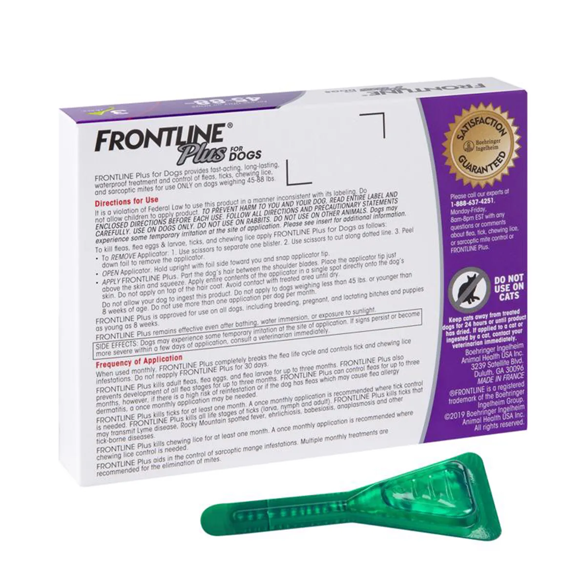 45 to 88 lb. Dog Flea and Tick Liquid Drops 0.09 oz. 3 pk 2520