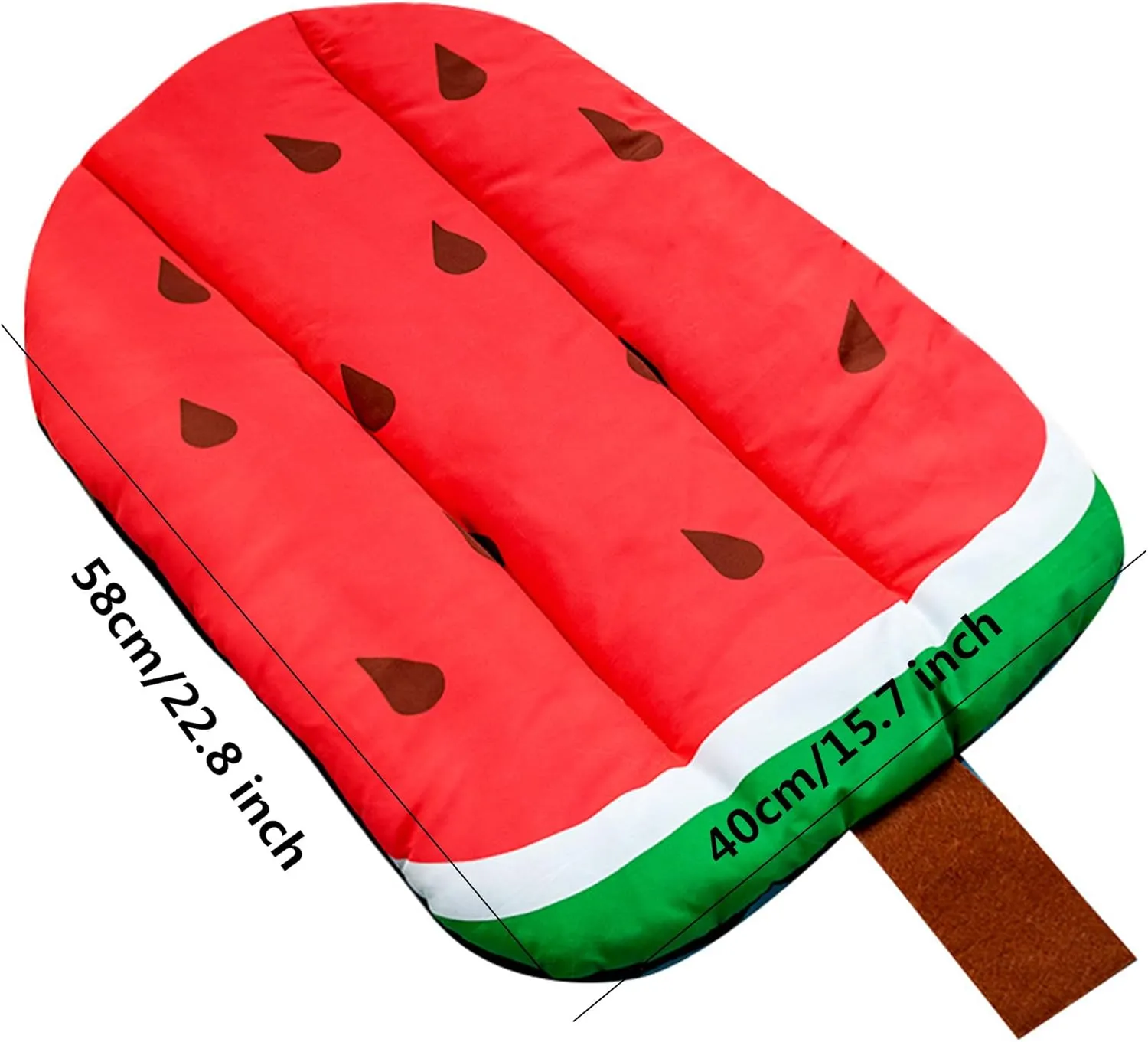 alfyng Pet Dog Pad, Pet Cat Puppy Portable Washable Mat Cute Fruit Pattern Mat Cushion Pad Summer Bed Sleeping Mattress Cushions Dogs Seat (Watermelon)