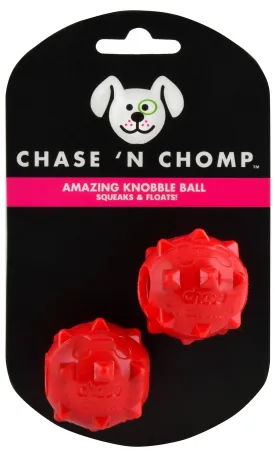 Amazing Knobble Ball Squeak & Float Dog Toy