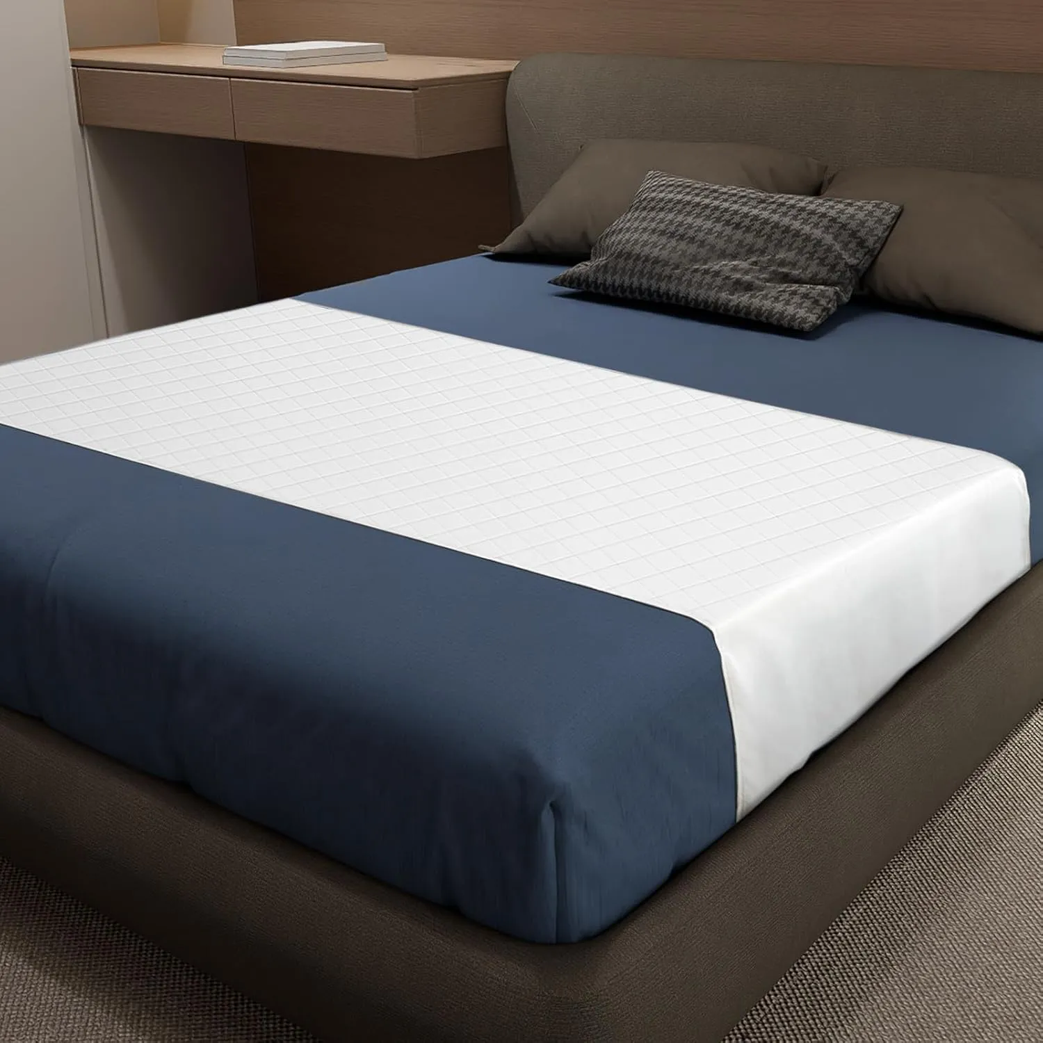 Bed Pads Washable Waterproof, Twin (38" x 36", Pack of 2) Incontinence Bed Pads & Pee Pads, Perfect for Kids, Adults and Elderly