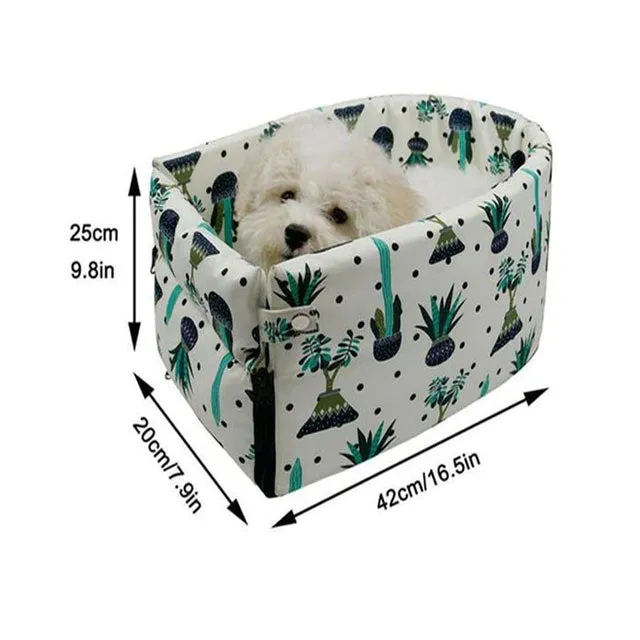 Best Pet Safety Booster Seat Portable Cat or Dog Car Seat  For Small Pet
