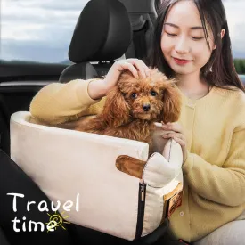 Best Pet Safety Booster Seat Portable Cat or Dog Car Seat  For Small Pet