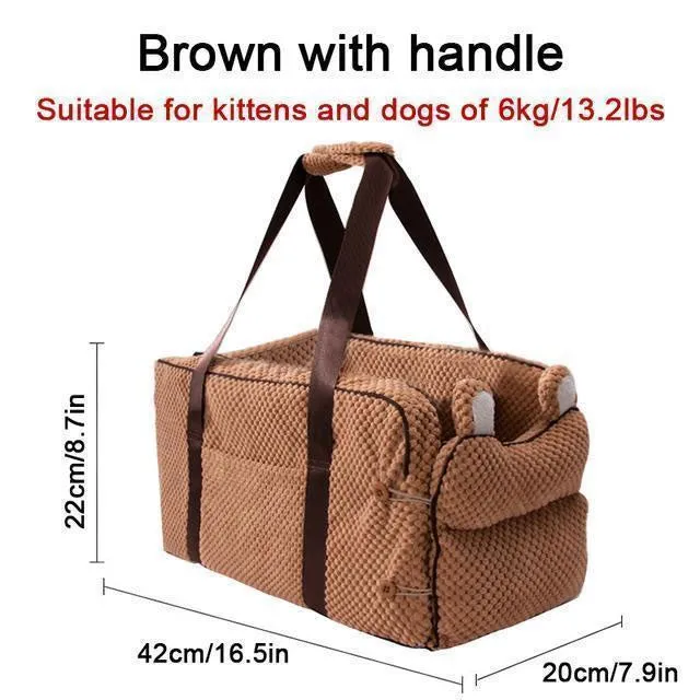 Best Pet Safety Booster Seat Portable Cat or Dog Car Seat  For Small Pet