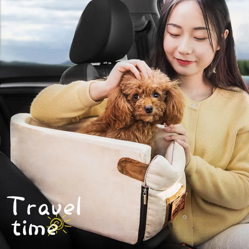 Best Pet Safety Booster Seat Portable Cat or Dog Car Seat  For Small Pet