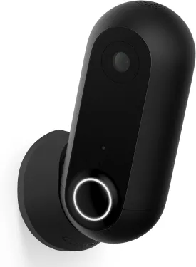 Canary Flex Outdoor Indoor Home Security Camera | Weatherproof, Wire-Free or Plugged in, 2-Way Talk, Person Detection, Motion Alert, Compatible with Alexa, Google Assistant, Baby Monitor, WiFi IP