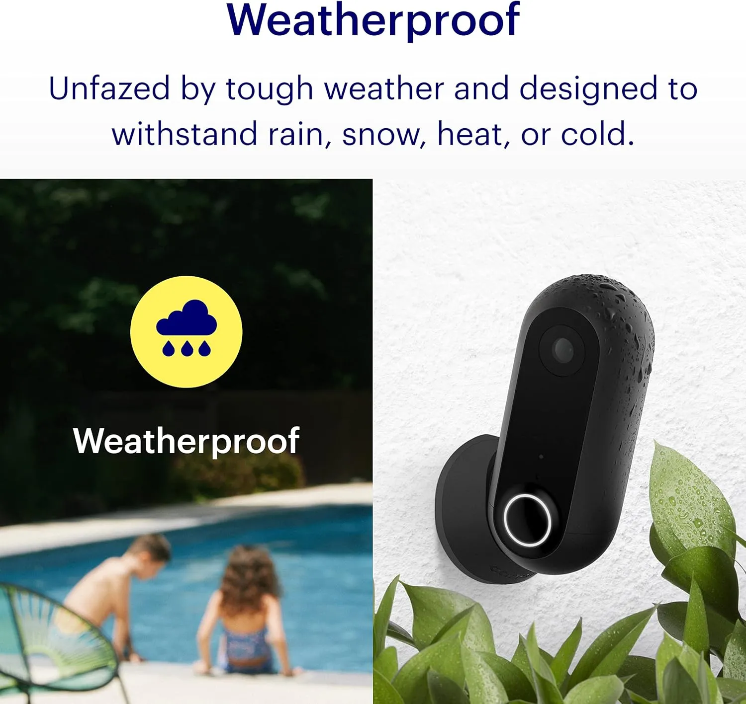 Canary Flex Outdoor Indoor Home Security Camera | Weatherproof, Wire-Free or Plugged in, 2-Way Talk, Person Detection, Motion Alert, Compatible with Alexa, Google Assistant, Baby Monitor, WiFi IP