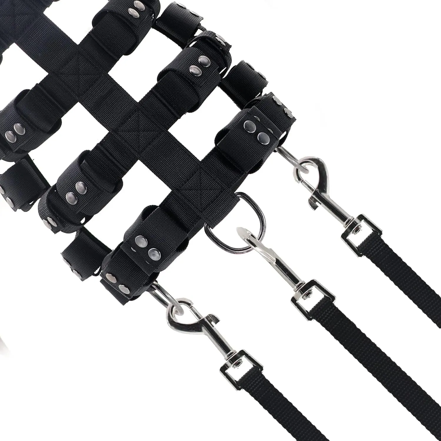 Dog Harness for Small Medium Large Dogs No Pull, Dog Weighted Vest, Tactical Dog Harness for Pit Bulls with Pockets (Adjustable Weight) - Weight Loss, Exercise, Walking, Muscle