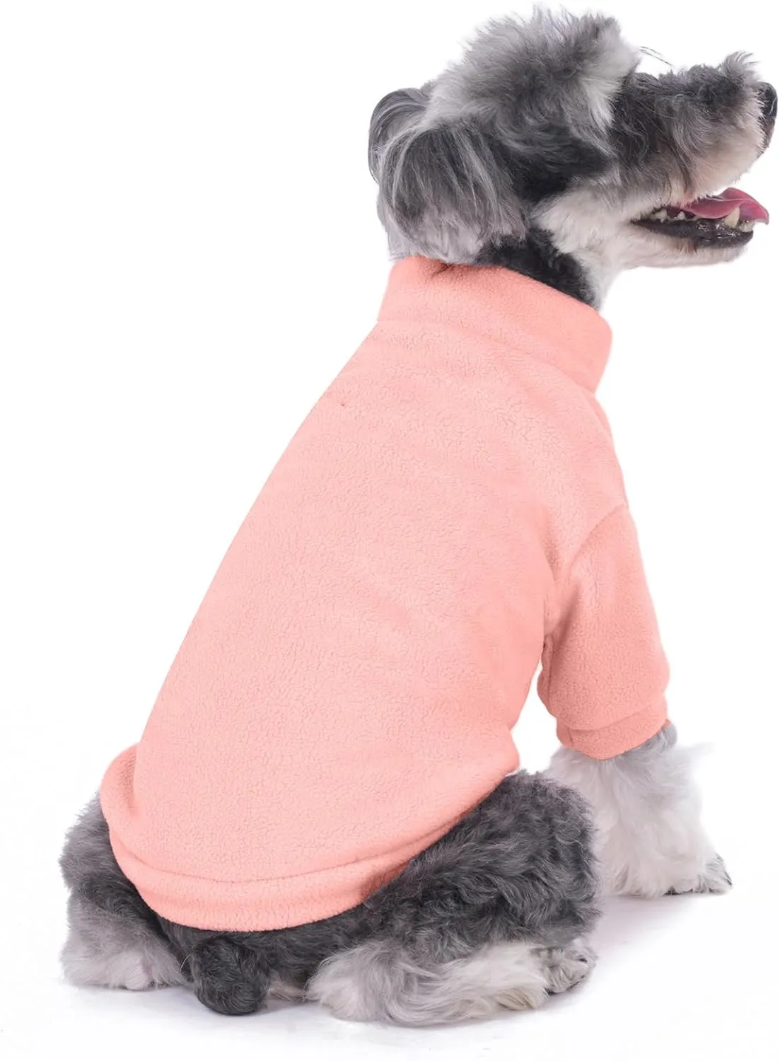 Dog Sweater, 3 Pack Dog Sweaters for Small Dogs Girl Boy, Ultra Soft Warm Puppy Clothes Dog Coat for Winter (Peach Lt Camel Pink, Medium)