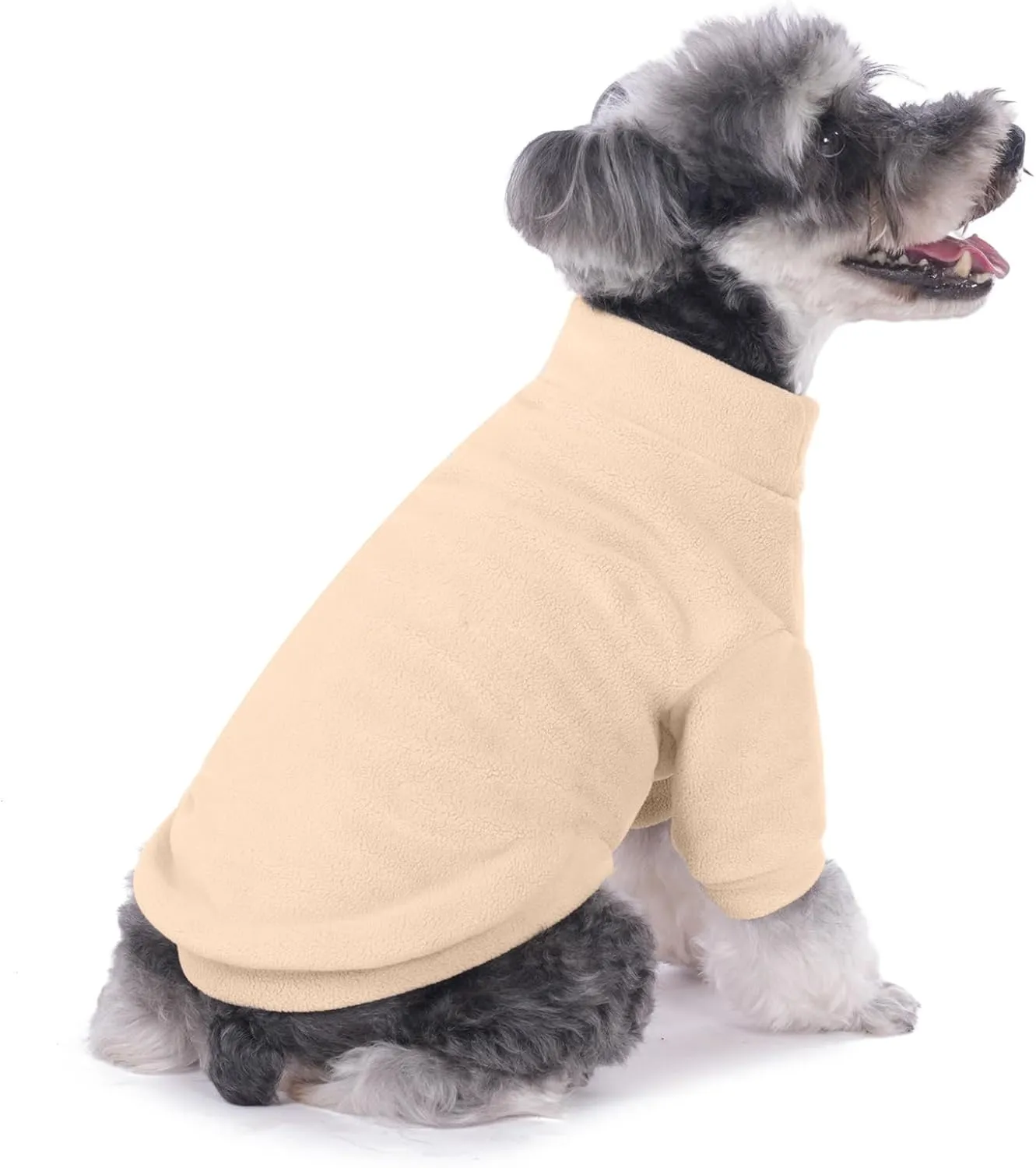 Dog Sweater, 3 Pack Dog Sweaters for Small Dogs Girl Boy, Ultra Soft Warm Puppy Clothes Dog Coat for Winter (Peach Lt Camel Pink, Medium)