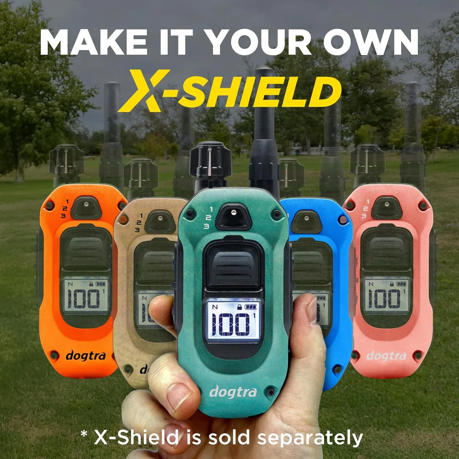 Dogtra 280X E-Collar with Remote [New Edition] 10 lbs , 1/2 Mile Range, LED Light, 100 Levels of Precise Control for Stubborn Dogs, Waterproof, Boost for Quick Recall, Vibration, Safety Lock & Tone