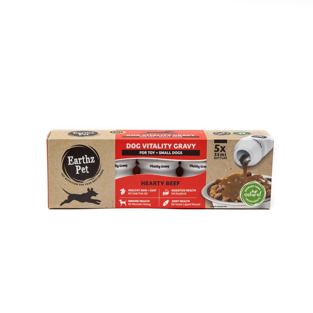 Earthz Pet Vitality Gravy for Dogs - Bulk Pack (25 Bottles)