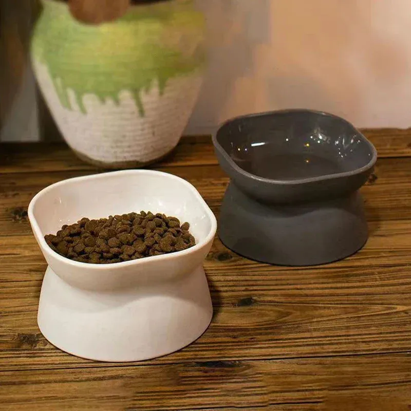 Elevated Dual-Use Pet Feeder for Cats and Dogs