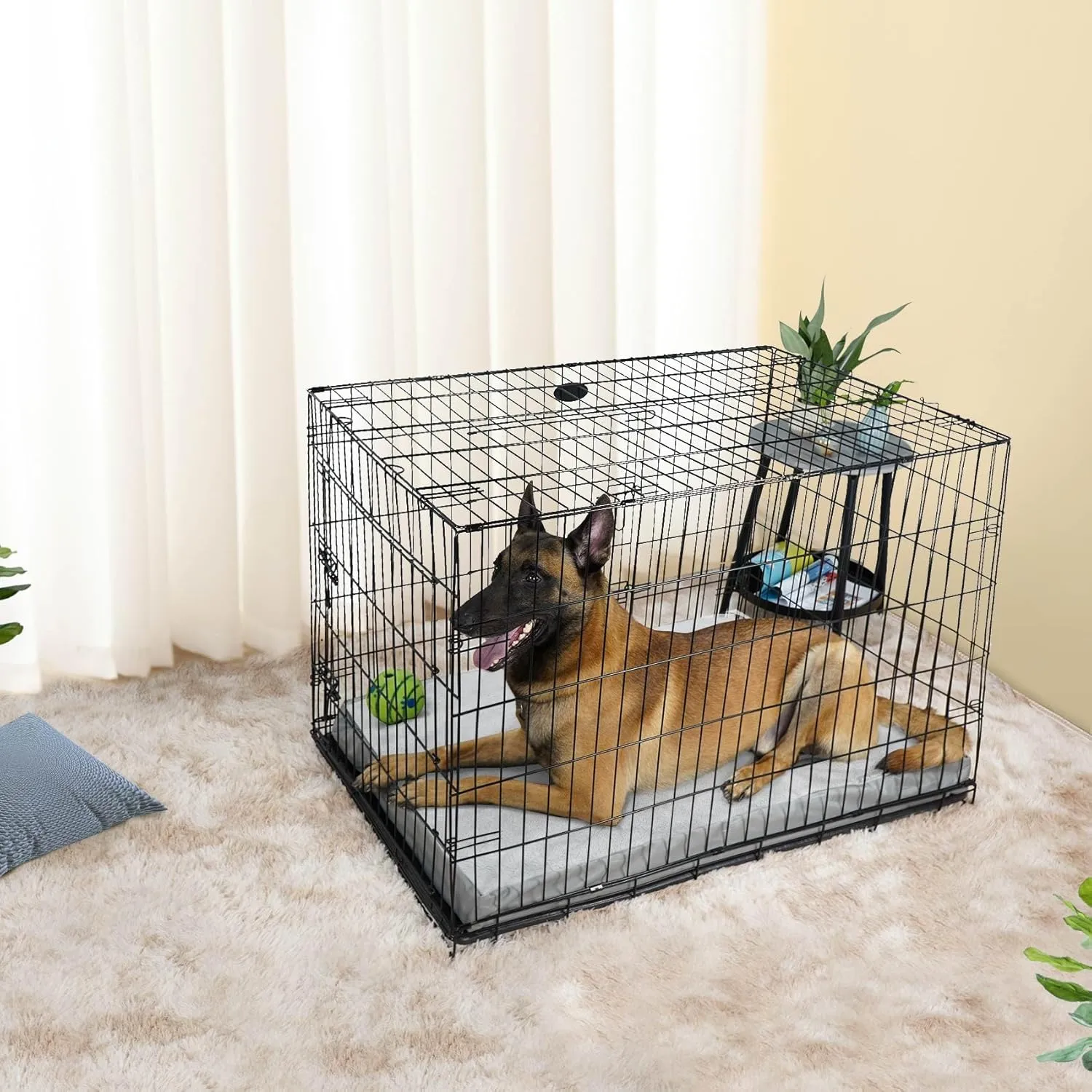 Explore Land Waterproof Dog Bed Cover Machine Washable Fluffy Dog Bed Replacement Cover, 20Lx15Wx3H inch, Gray