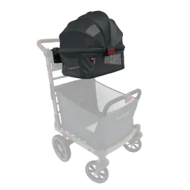 Foldable Pet Caddy - Collapsible, Attachable & Removable Pet Carrier for Beach and Shopping Carts - Travel with Small & Medium Size Pets, Cats & Dogs (Cart Not Included)