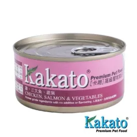 Kakato Chicken Salmon & Vegetables Canned Dog & Cat Food 170g
