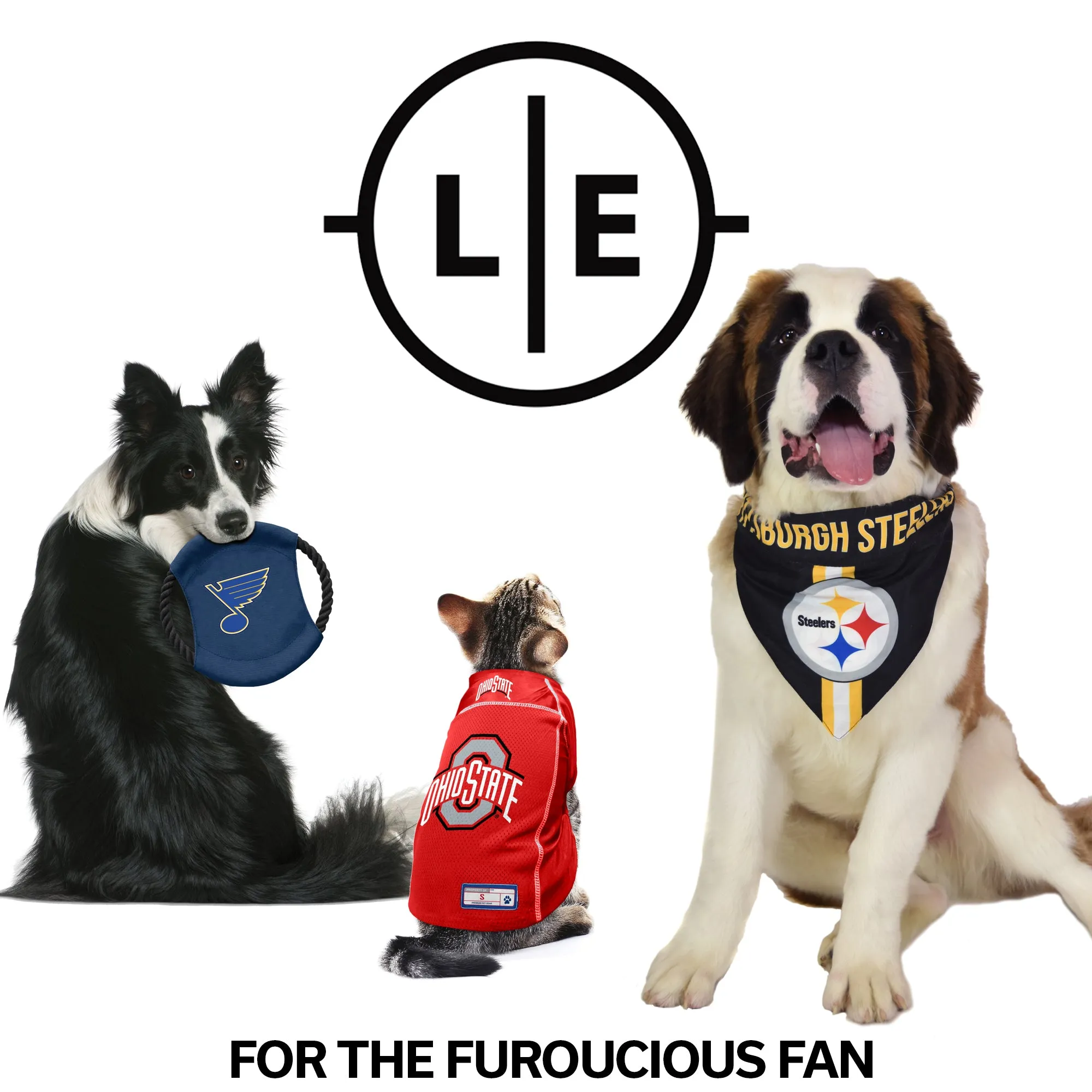 Los Angeles Chargers Home and Away Pet Bandana Set