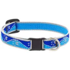 Lupine Reflective Cat Collar 1/2" X 8"-12" Blue Paws