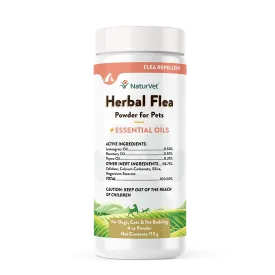 NaturVet Herbal Flea Powder, 4-oz