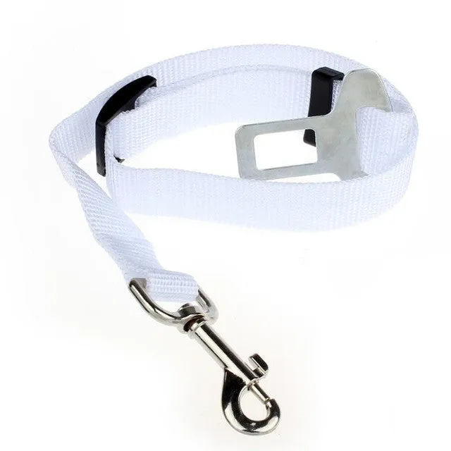 New Qualified Pet Cat Dog Safety Vehicle Car cachorro Seat Belt mascotas dog Seatbelt Harness Lead Clip  Levert Dropship dig6314