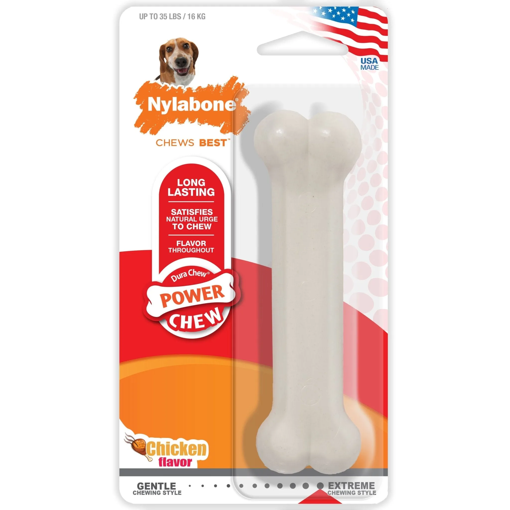 Nylabone Original Dura Chew, Wolf Size 5.5"