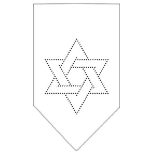 Pet and Dog Bandana Rhinestone, "Star Of David"