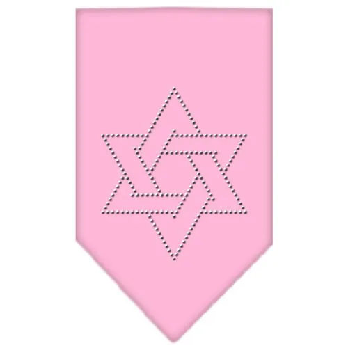 Pet and Dog Bandana Rhinestone, "Star Of David"