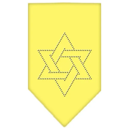 Pet and Dog Bandana Rhinestone, "Star Of David"