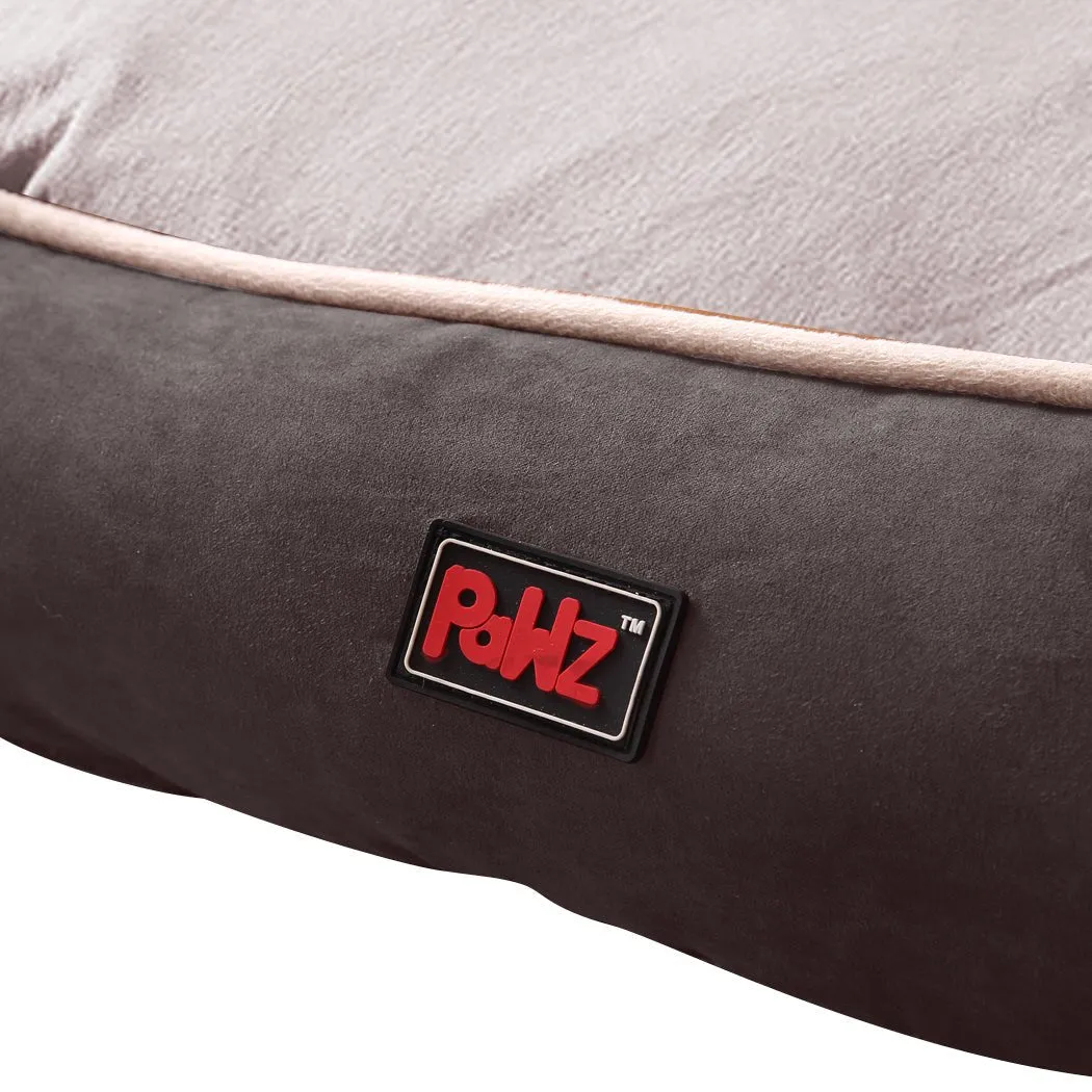 Pet Bed Dog Puppy Beds Cushion Pad Pads Soft Plush Cat Pillow Mat Grey L