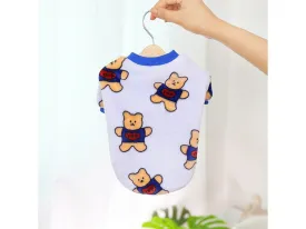 Pet Clothes Blue Bear