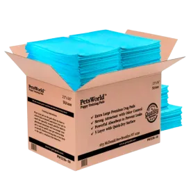 PetsWorld Economy Value (23x36 inch) Puppy Training & Potty Pads