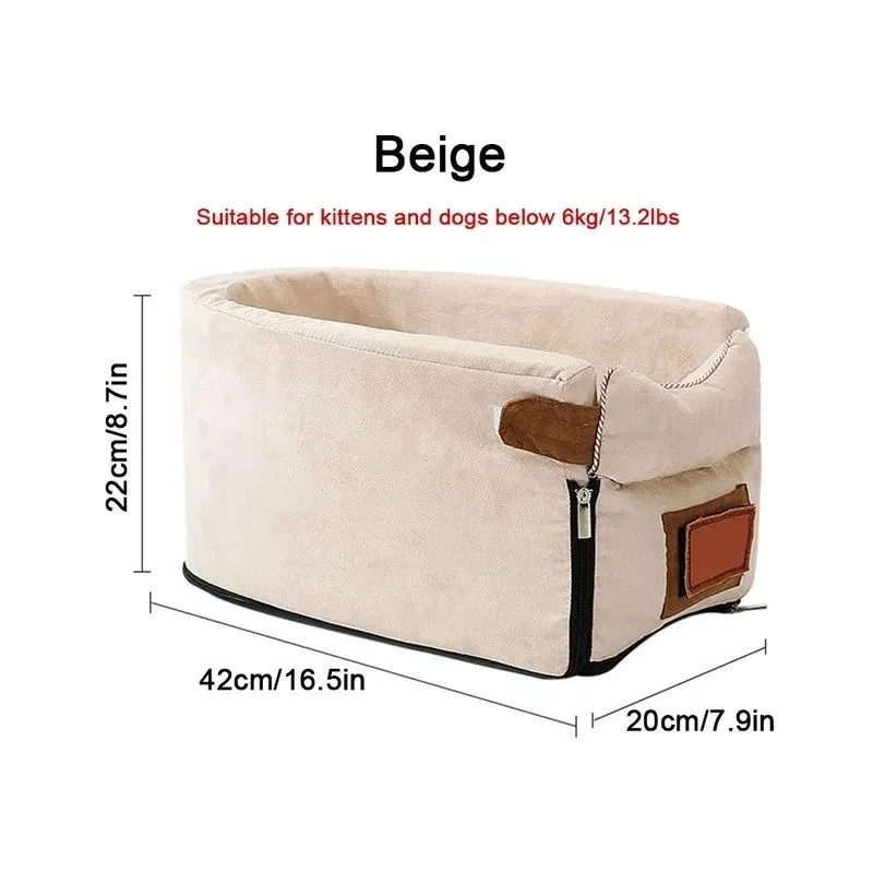 Portable Safety Dog and Cat Car Seat - Breathable Travel Carrier