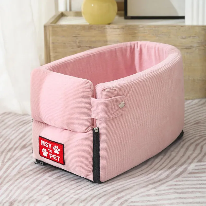Portable Safety Dog and Cat Car Seat - Breathable Travel Carrier