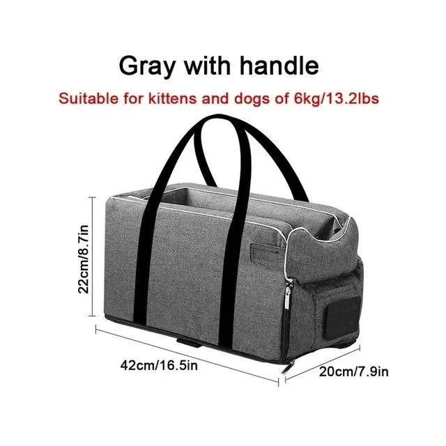 Portable Safety Dog and Cat Car Seat - Breathable Travel Carrier