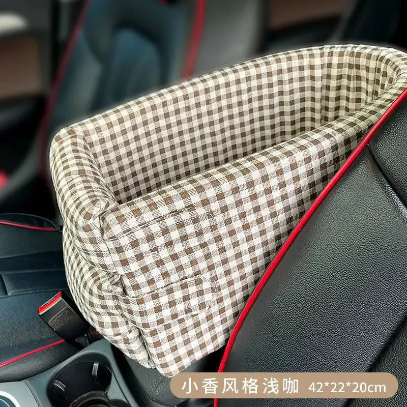 Portable Safety Dog and Cat Car Seat - Breathable Travel Carrier