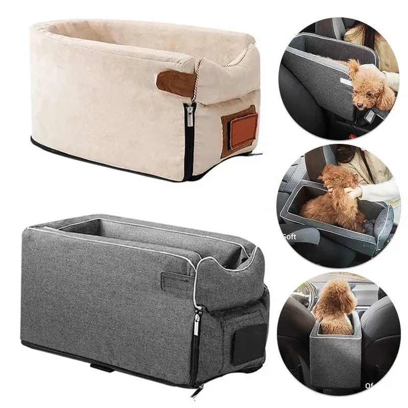 Portable Safety Dog and Cat Car Seat - Breathable Travel Carrier