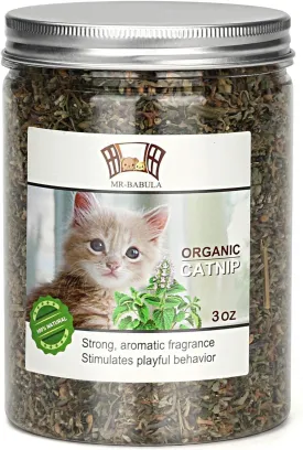Premium Natural Catnip, Selected Fresh Catnip Leaves & Bud (3OZ)