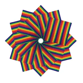 Rainbow Bandana Rainbow Stripe Bandana Headband Square Head Scarf for Party Holiday Daily Wearing Supplies
