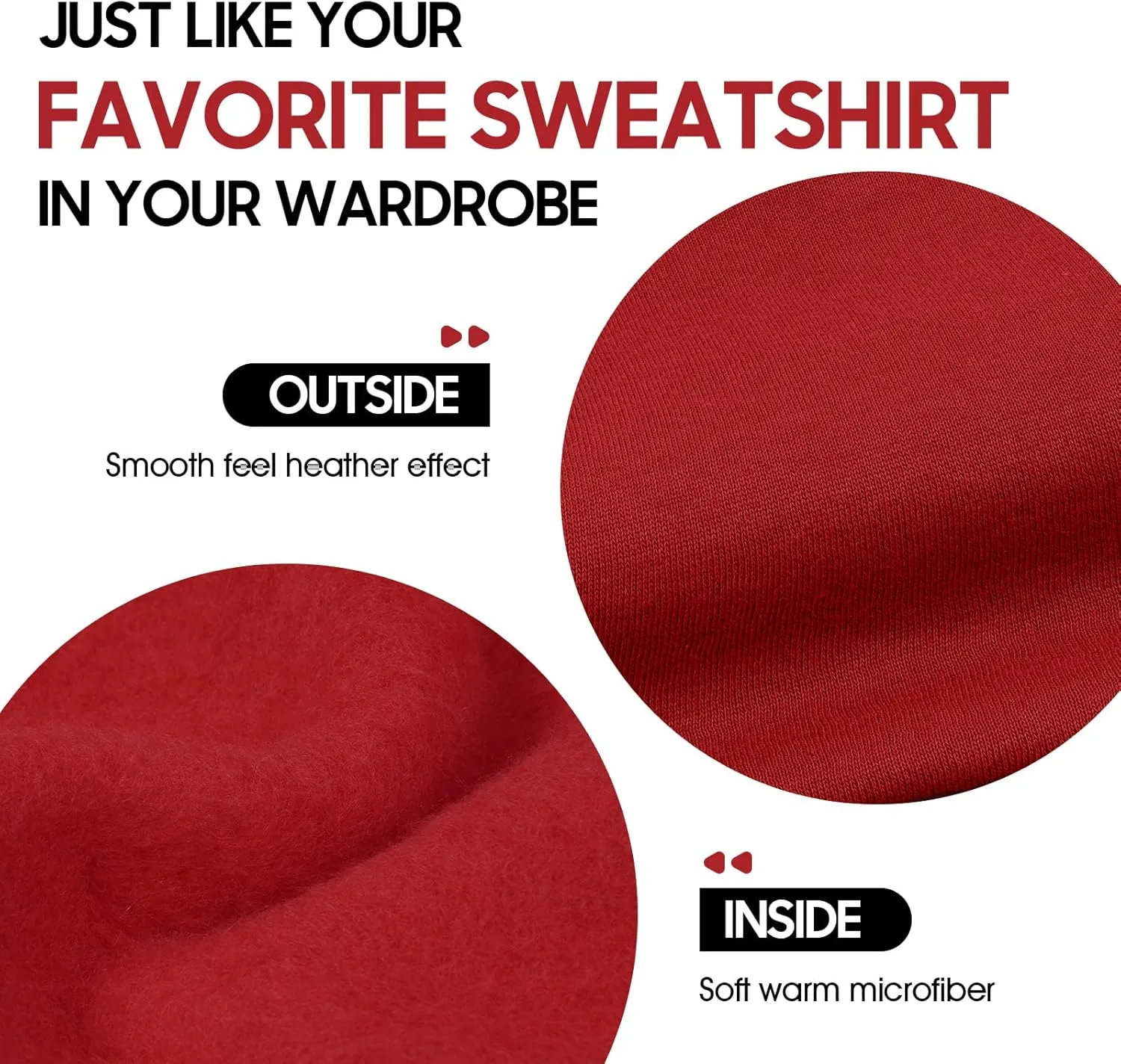 ROZKITCH Dog Hoodie, Winter Fleece Sweater, Soft Warm Pet Pullover, Red 2XL
