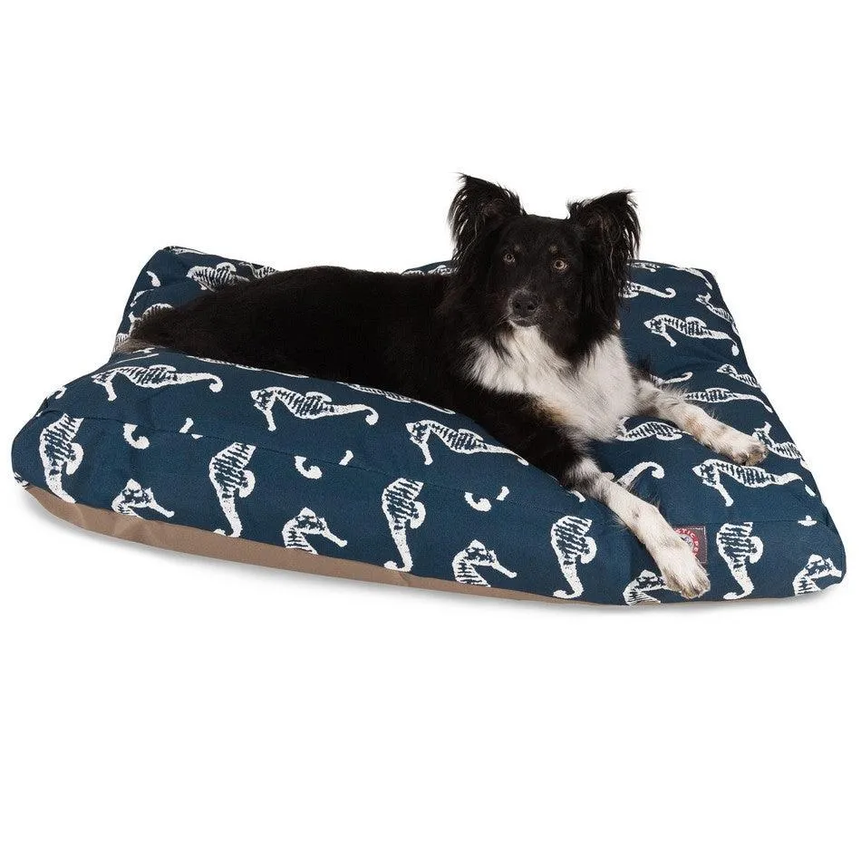 Sea Horse Memory Foam Dog Bed