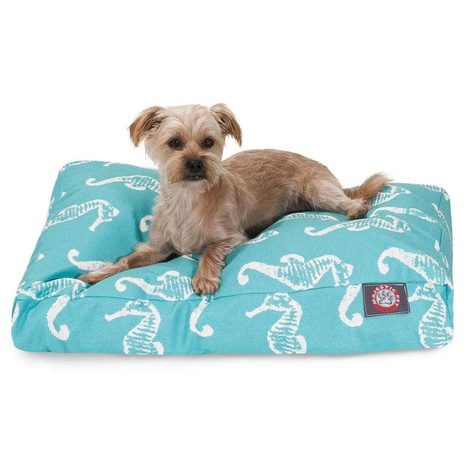 Sea Horse Memory Foam Dog Bed